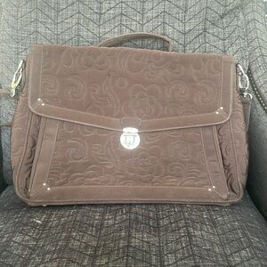 Vera Bradley Brief Case, Brown